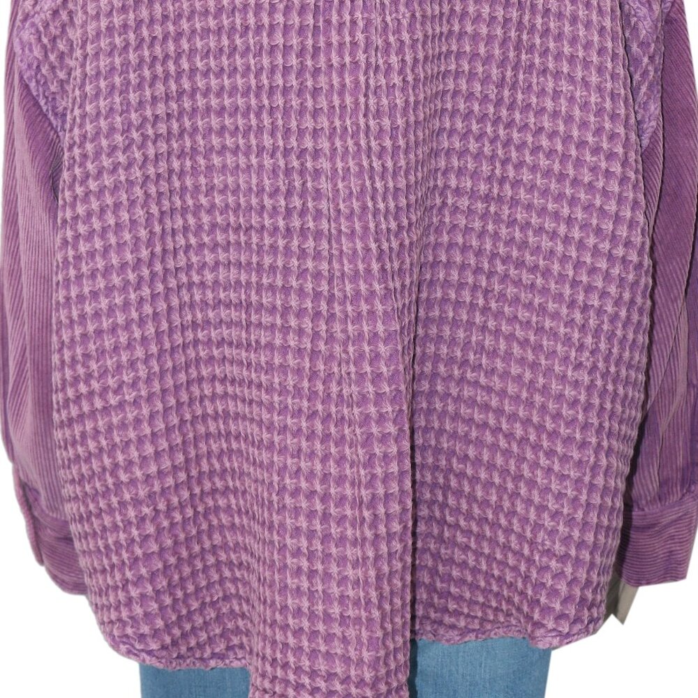 BDG Bryson Waffle Shirt Jacket Buttondown Urban Outfitters XL - Picture 4 of 6